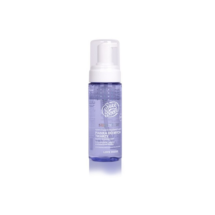 FaceBoom Superstar Hydraterende en verhelderende gezichtsreinigingsschuim 150ml