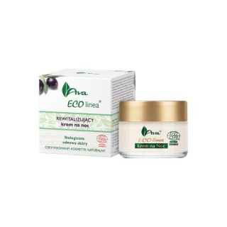 Ava Eco Linea gecertificeerde natuurlijke revitaliserende nachtcrème 50 ml Ava Eco Linea gecertificeerde natuurlijke revitaliserende nachtcrème 50 ml