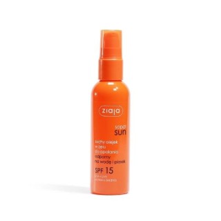 Ziaja Sun dry oil in sunscreen gel resistant to water and sand SPF15 UVA + UVB medium protection 90 ml
