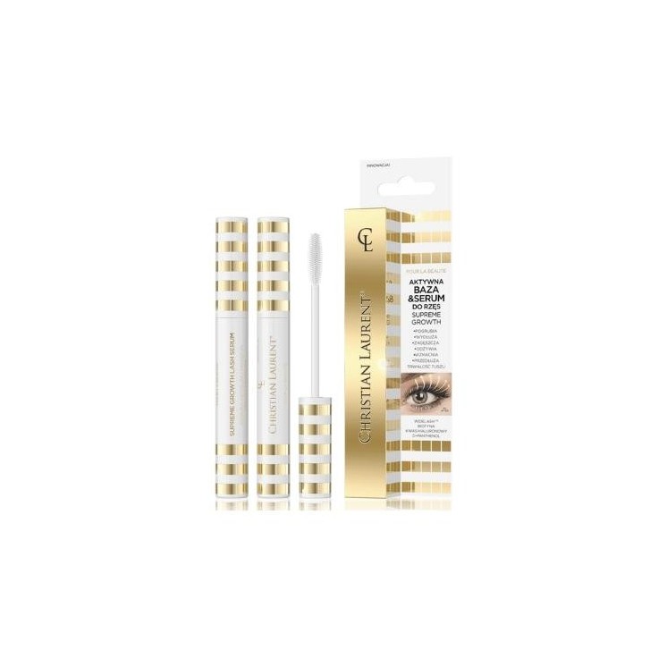 Eveline Christian Laurent actieve basis en Serum voor wimpers Supreme Growth 9 ml