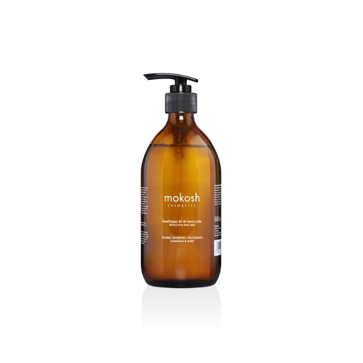 Mokosh moisturizing body wash gel Sandalwood with amber 500 g