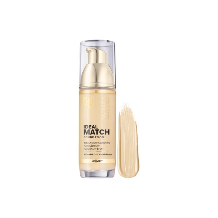AA Wings of Color Ideal Match Gezichtsfoundation passend bij de teint /201/ Ivory 35 ml