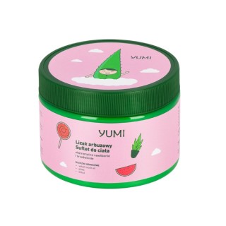 Yumi aloe body soufflé hydraterende en verfrissende Watermeloen Lollipop 300 ml Yumi aloe body soufflé hydraterende en verfrissende Watermeloen Lollipop 300 ml