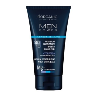 4Organic Men Power natural aftershave balm for men Hydration 150 ml 4Organic Men Power natural aftershave balm for men Hydration 150 ml