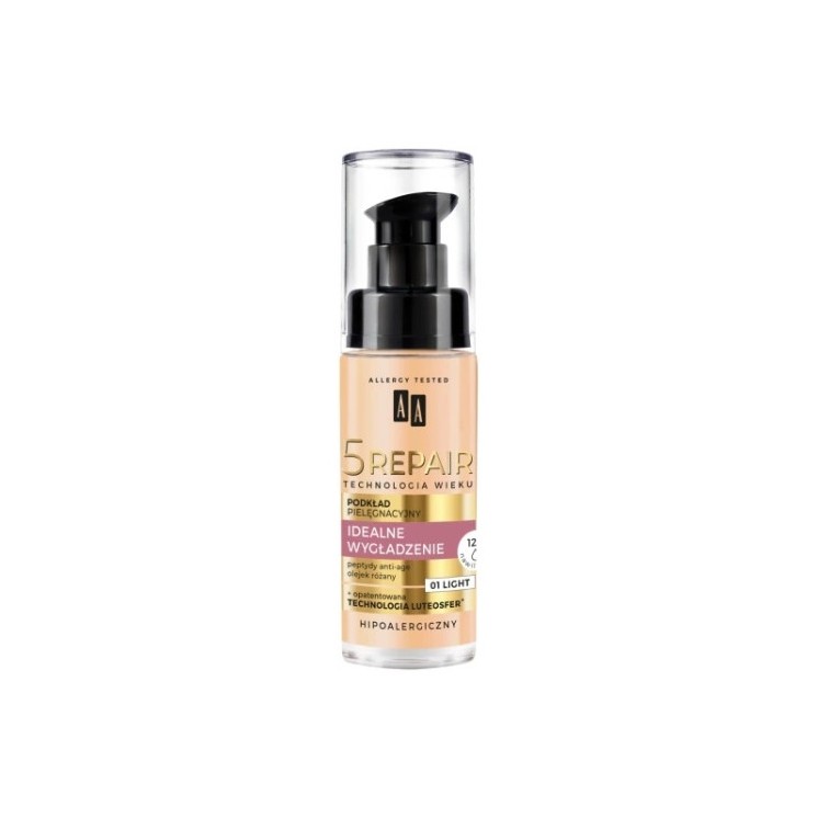 AA Technology Age 5 Repair Perfect smoothing Gezichtsverzorging foundation /01/ Light 30 ml