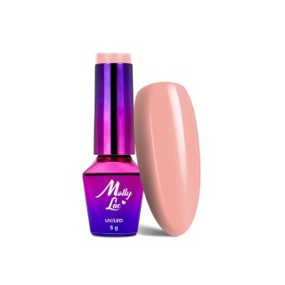 MollyLac /120/ Yoghurt Hybrid Nail Polish Candy Cupcake 5 ml