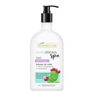Bielenda Body Dream Spa 2in1 regenerating body balm + vitamin Serum in capsules Prickly pear 350 ml