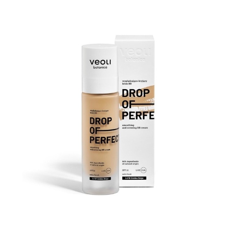Veoli Botanica Drop of Perfection SPF20 smoothing and covering BB cream with a light formula /4.0/ Amber 30 ml