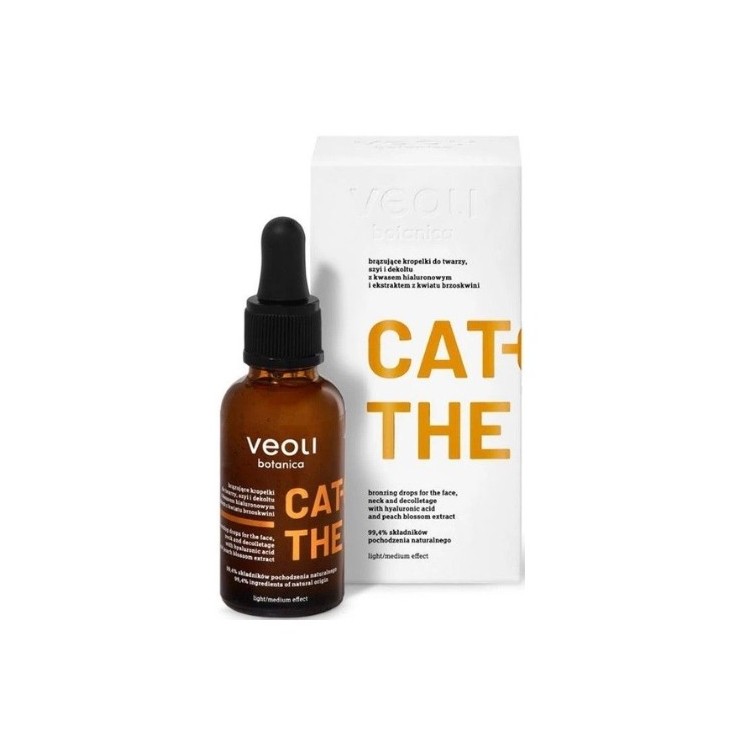 Veoli Botanica Catch the Sun bronzing drops for face, neck and cleavage Light / Medium 30 ml