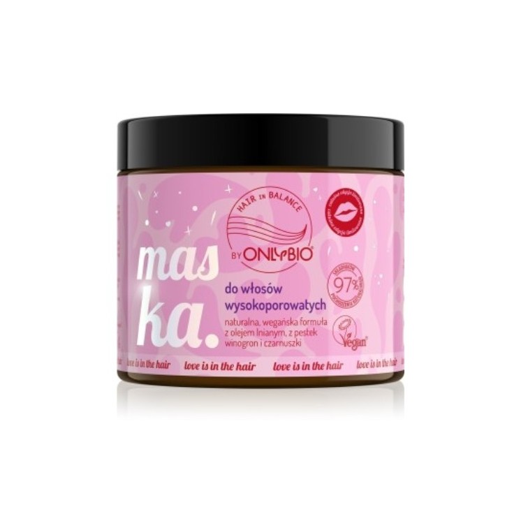 ONLYBIO Hair in Balance Love is in the Hair Mask for high porosity hair 400 ml