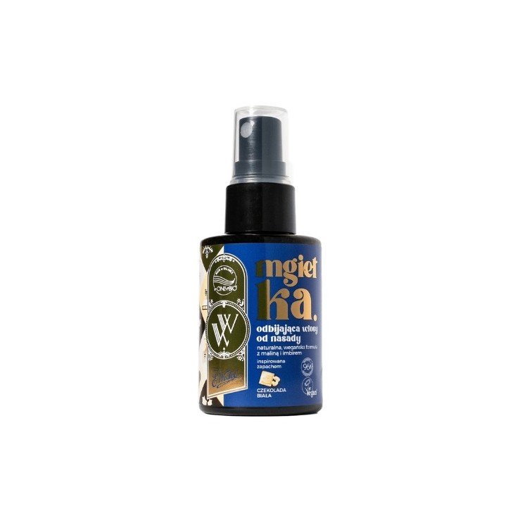 OnlyBio x Wedel Hair in Balance Mist die het haar vanaf de wortels reflecteert Witte Chocolade 50 ml