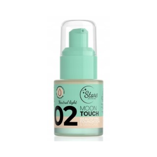 Stars from the stars MOON TOUCH verfraaiende en verzorgende foundation 02 Neutral Light 25 g Stars from the stars MOON TOUCH verfraaiende en verzorgende foundation 02 Neutral Light 25 g